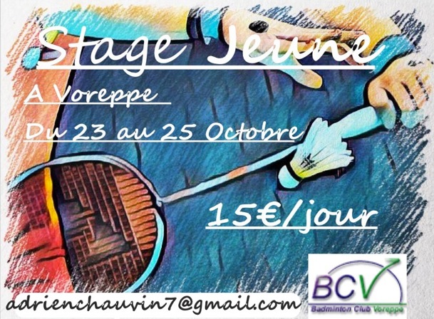 Infos pratiques stage badminton
